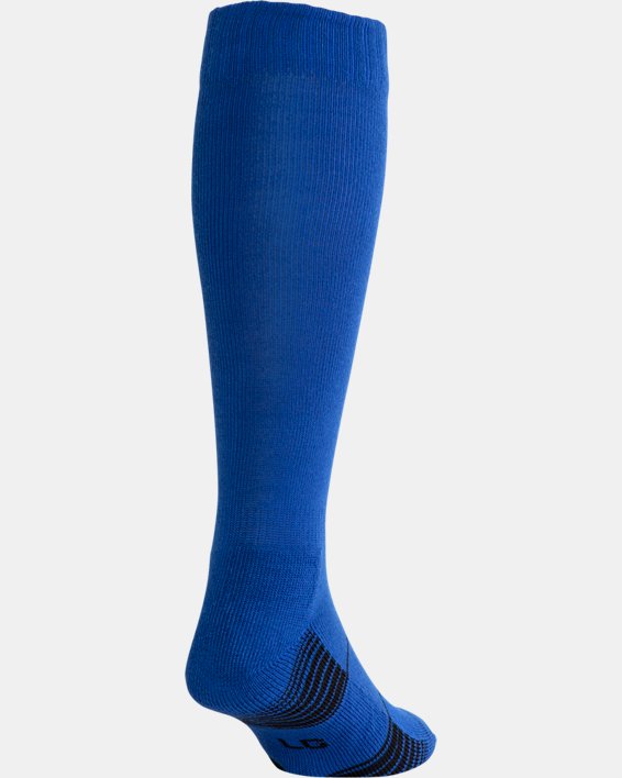 New MD/M Adult Under Armour UA soccer over the calf socks Dark Blue. 